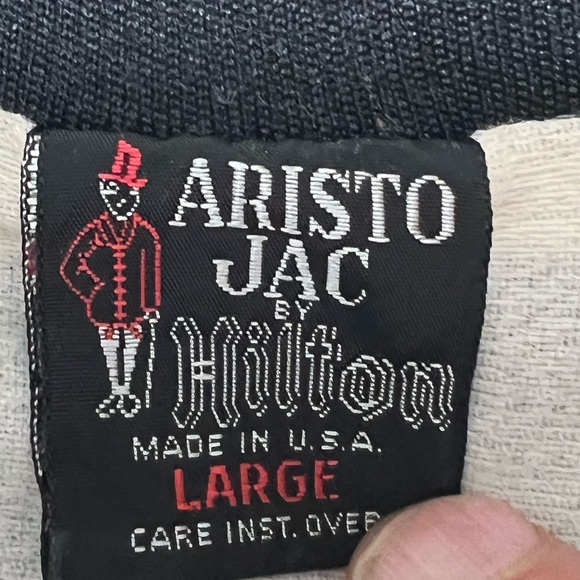 Vintage 80’s Dallas Bull Tampa, FL Aristo Jac Bomber Jacket Large - Picture 5 of 7